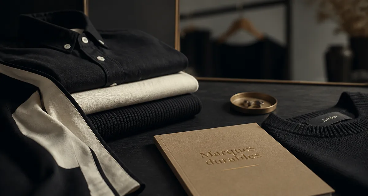 Top 10 marque vêtement homme : vêtements homme durables sur table