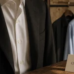 Chemise costume noir : blanche au mariage, noire en soirée, bleue au bureau