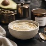 Masques pour le visage maison : masque yaourt miel en bol