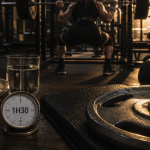 Muscu apres manger : salle de musculation et minuteur avant entraînement