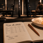 Prise rapide de masse musculaire : carnet calories + protéines et assiette fitness