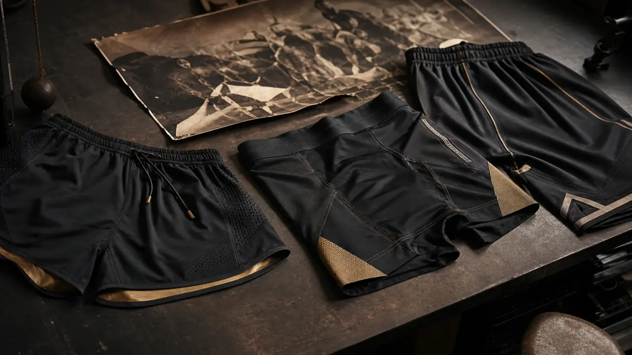 Shorts de sport pour hommes : coupe et technologie (running, fitness, sport collectif)