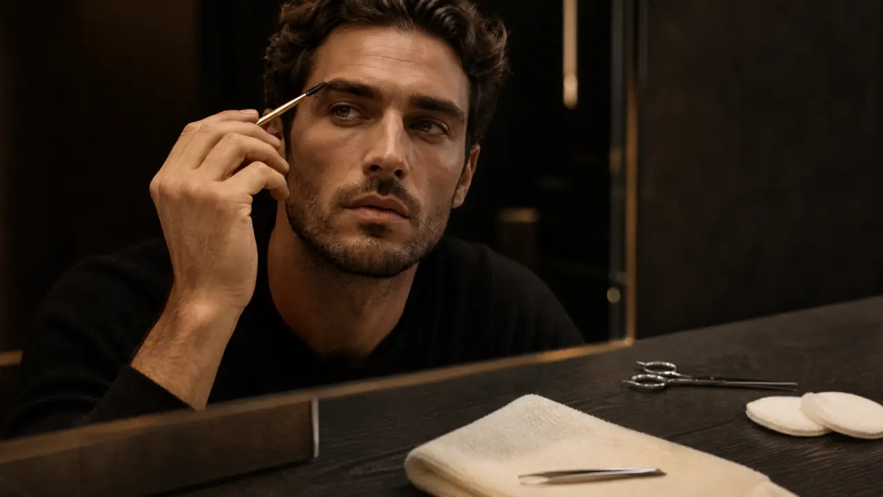 Épilation sourcil homme : nettoyage et soin du regard
