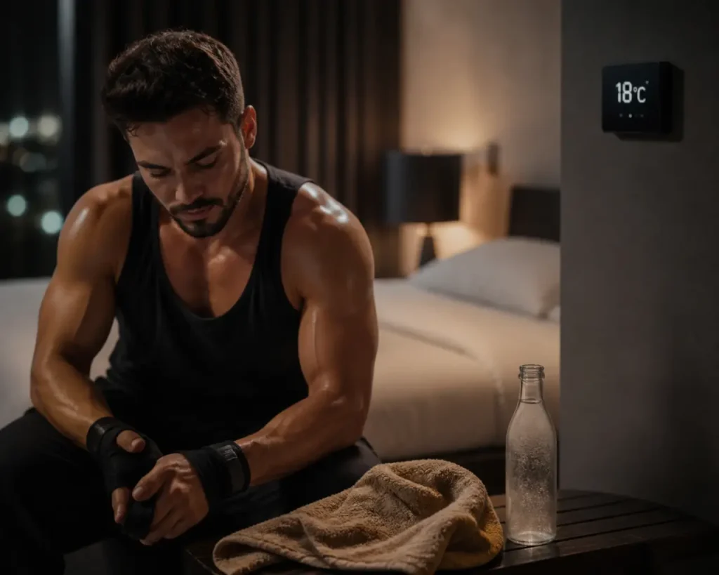 Insomnie après sport intensif le soir : viser 3 heures avant le coucher