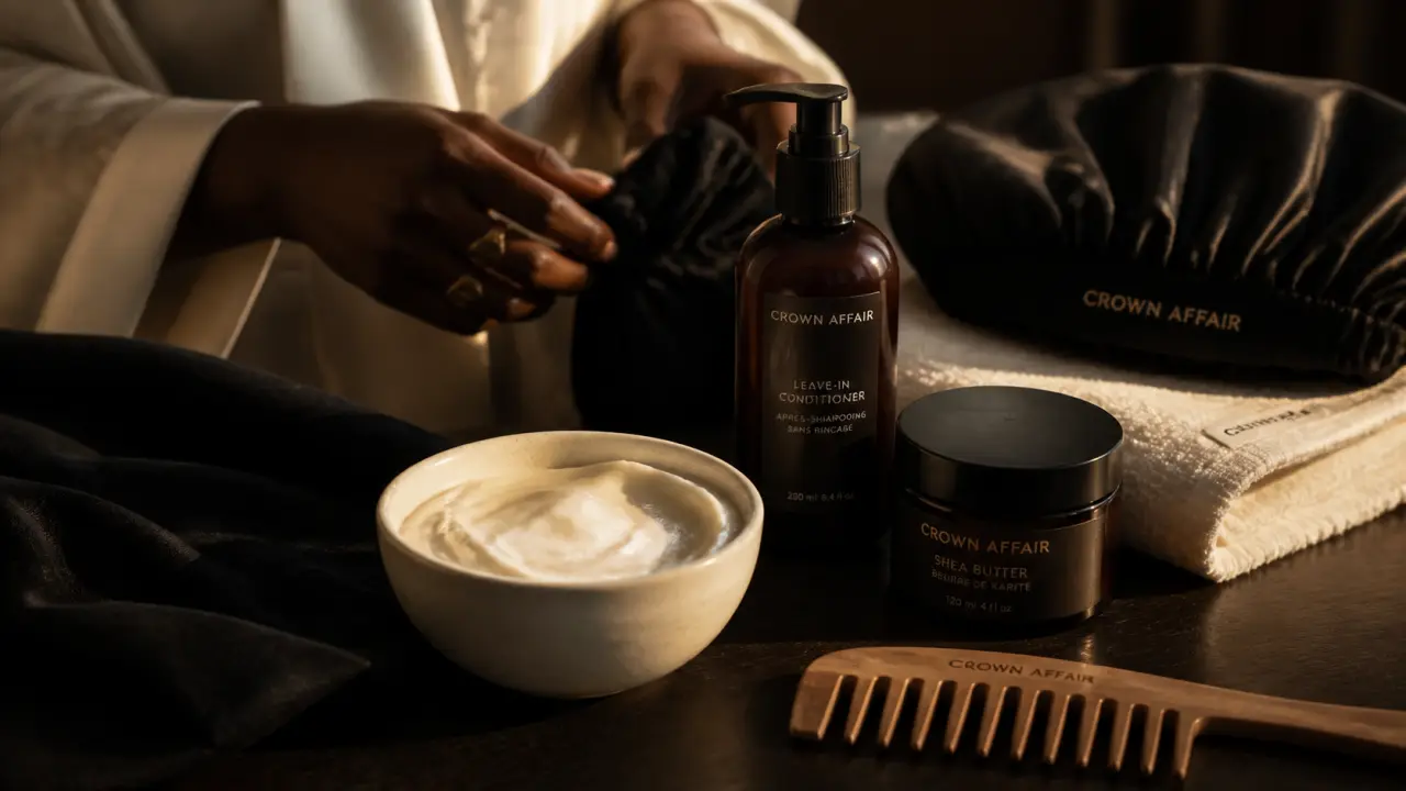 Soin pour les cheveux afro : routine d’hydratation et de définition, masques et leave-in