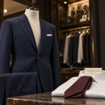 Costume homme bleue marine pour bureau et mariage
