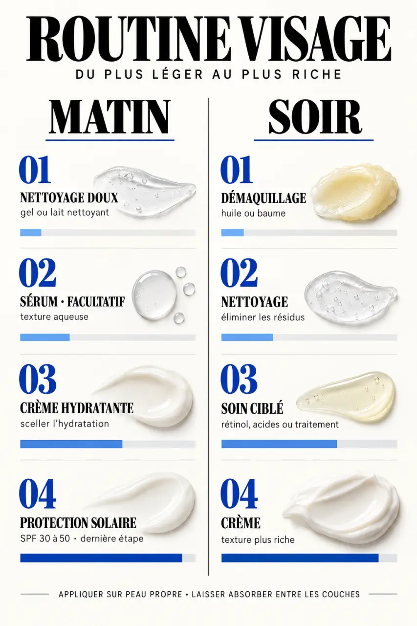 Comment optimiser sa routine beauté grâce aux conseils d’experts : ordre des soins matin et soir