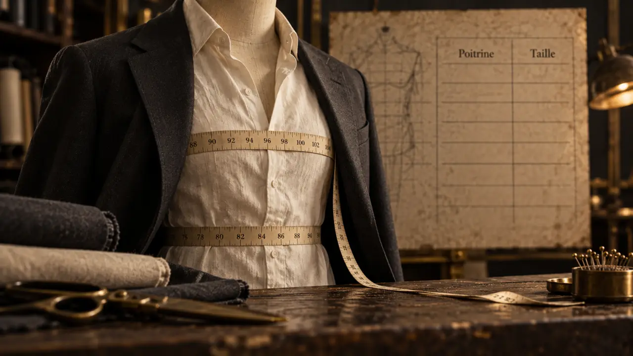 Taille costume homme : mesure épaules et taille